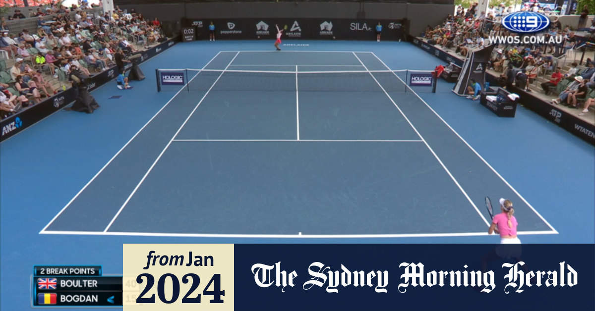 Video Adelaide International Highlights Katie Boulter v Ana Bogdan